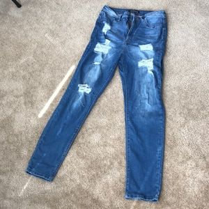 Ripped High-waisted Fashion nova Jeans